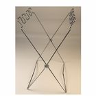 Stainless Steel  X Type Laundry Bag Stand Laundry Hamper Stand 57*32cm